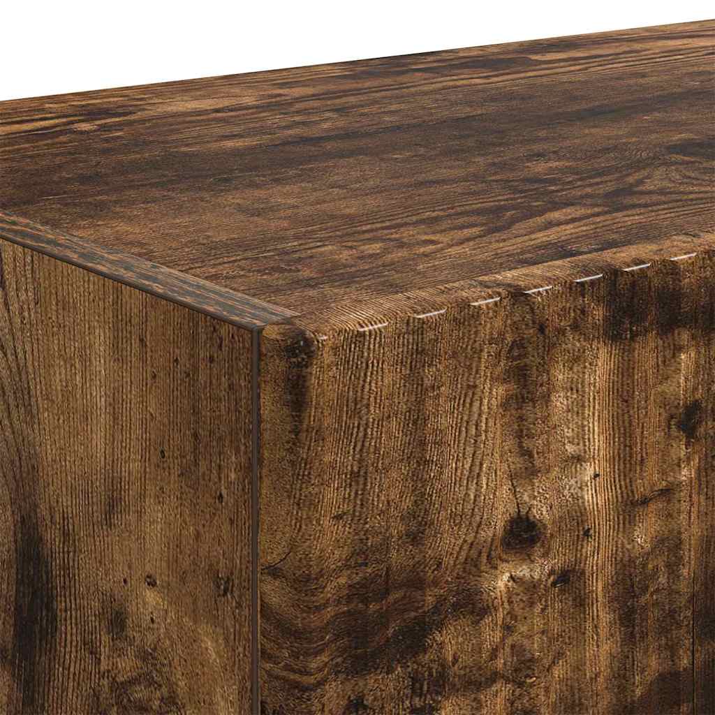 TV zidni ormar Zidne 2 pcs Dimljeni hrast 78,5 x 31 x 29,5 cm