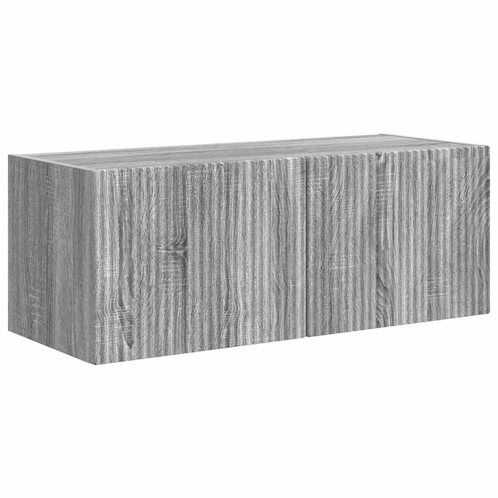 TV zidni ormar Zidne Siva Sonoma 78,5 x 31 x 29,5 cm