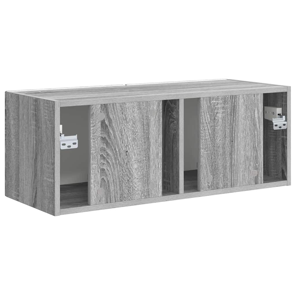 TV zidni ormar Zidne Siva Sonoma 78,5 x 31 x 29,5 cm