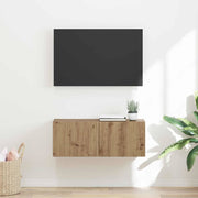 TV zidni ormar 78,5 x 31 x 29,5 cm Umjetnička hrastovina