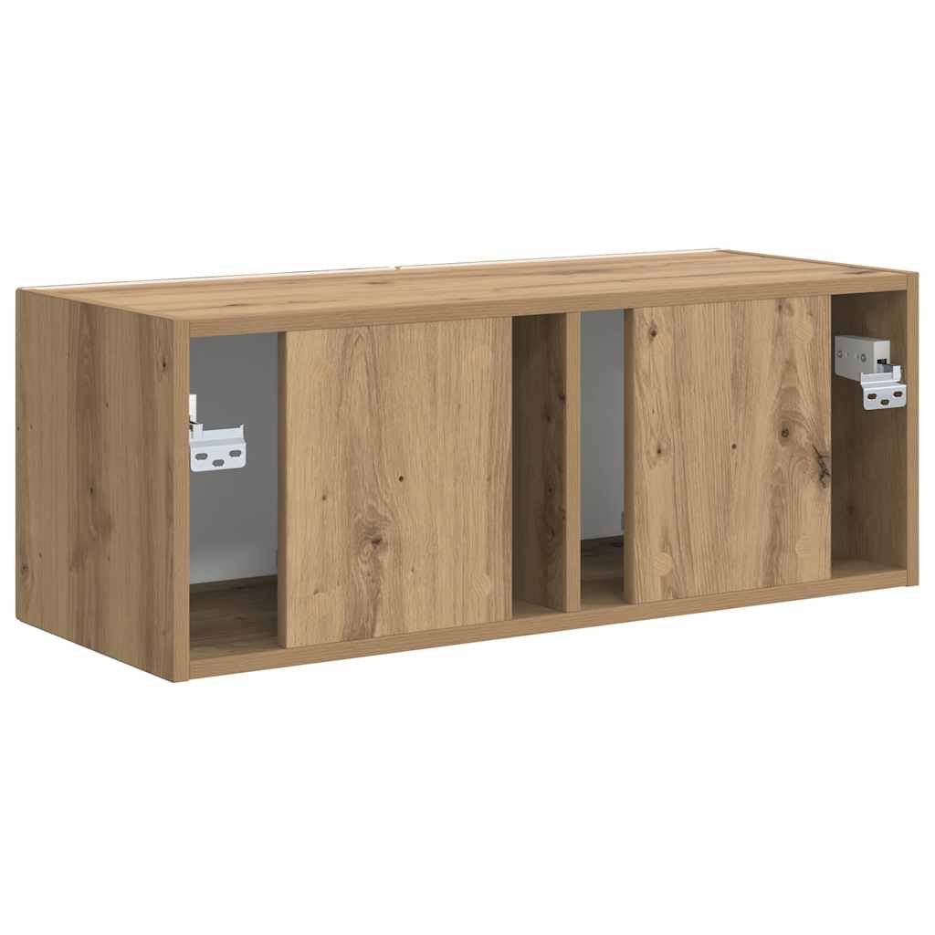TV zidni ormar 78,5 x 31 x 29,5 cm Umjetnička hrastovina