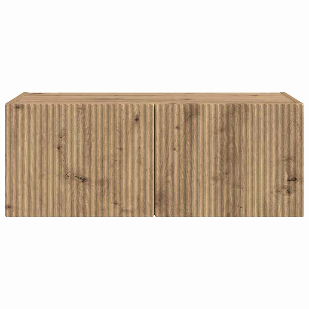 TV zidni ormar 78,5 x 31 x 29,5 cm Umjetnička hrastovina