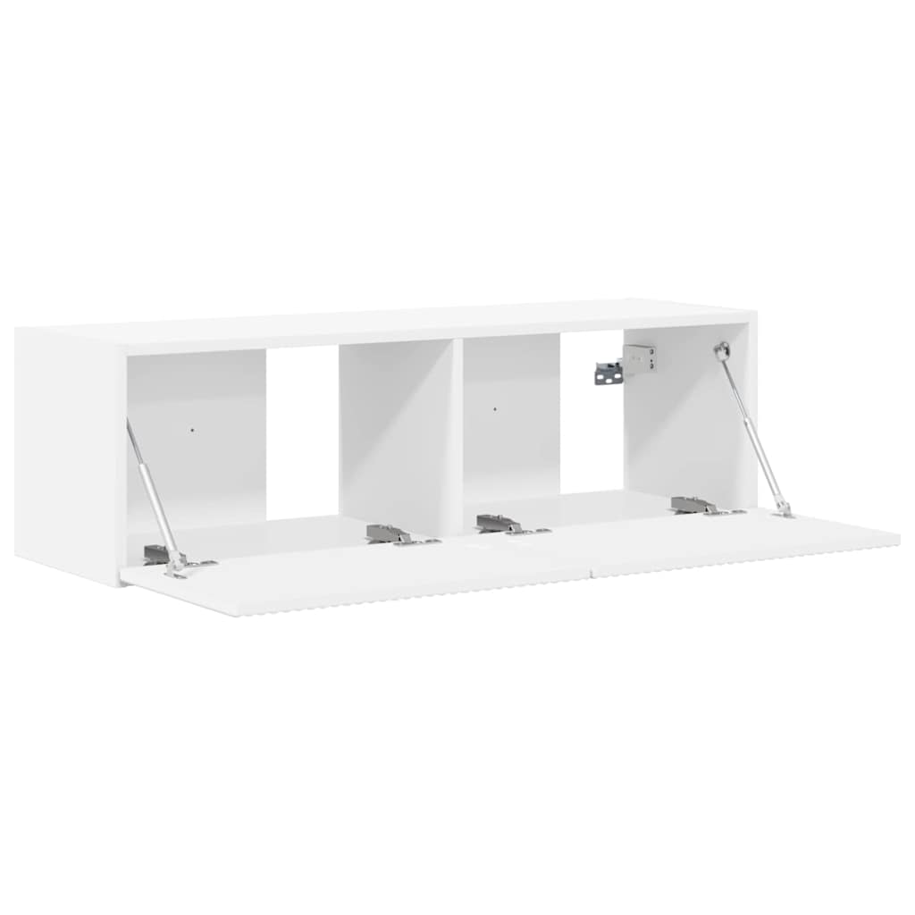 TV zidni ormar Zidne Bijelo 98 x 31 x 29,5 cm Konstruirano drvo