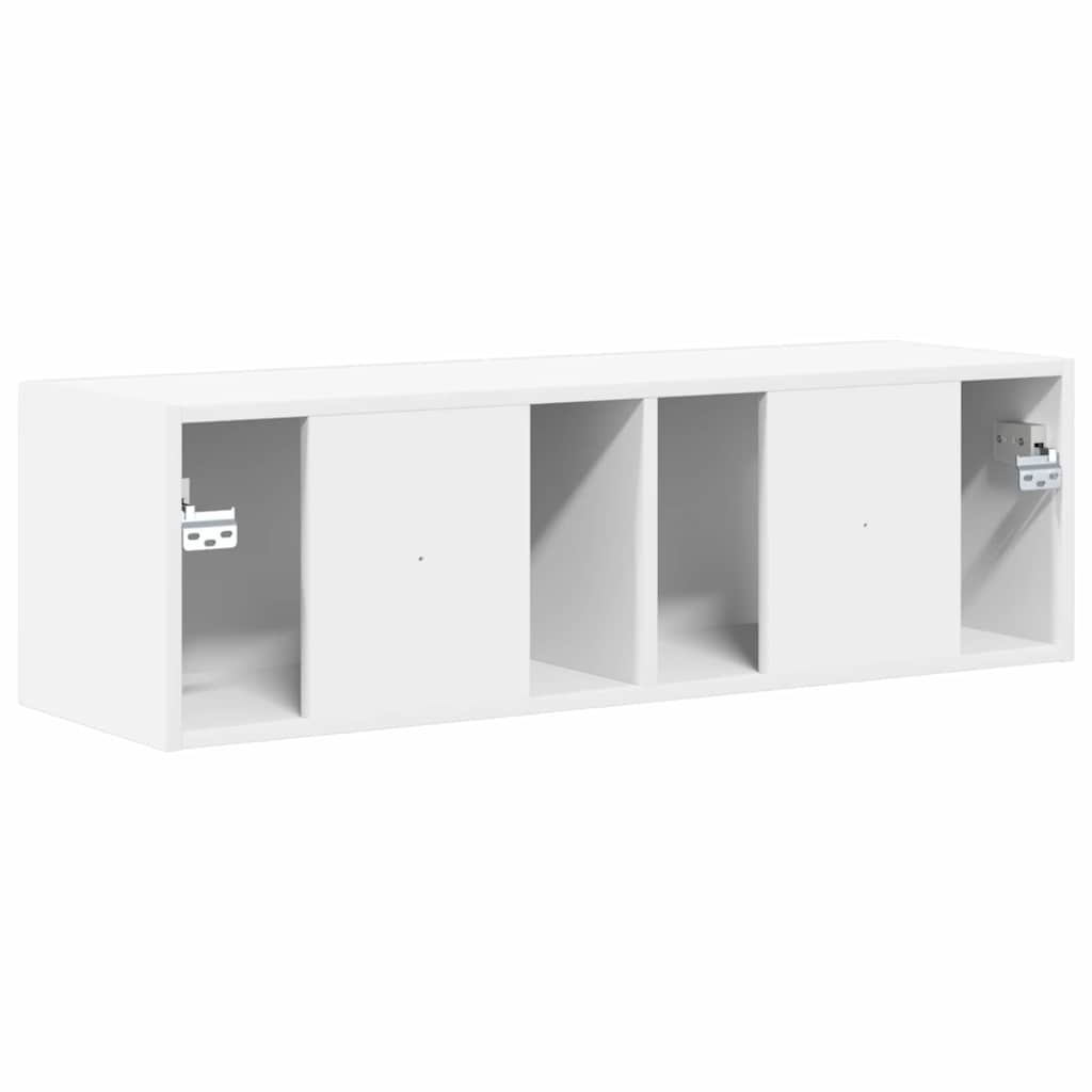 TV zidni ormar Zidne Bijelo 98 x 31 x 29,5 cm Konstruirano drvo