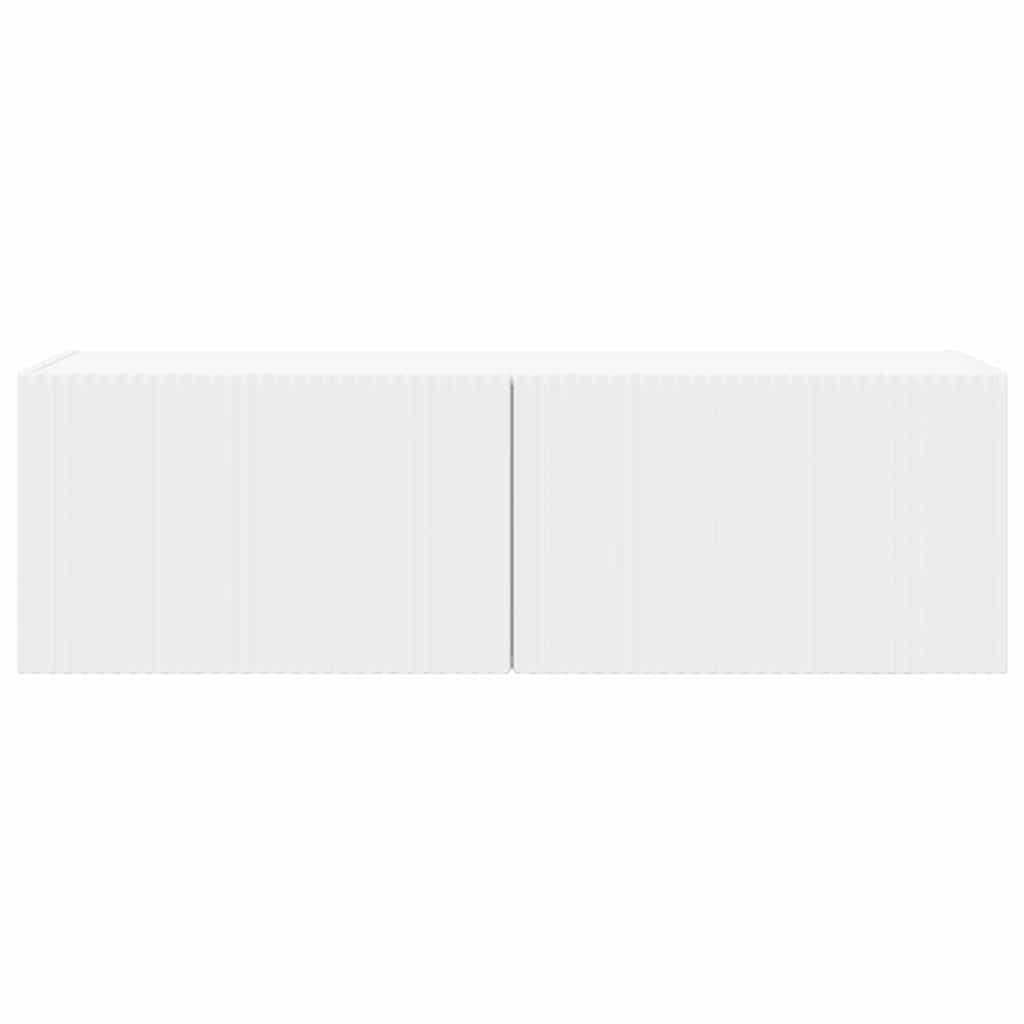 TV zidni ormar Zidne Bijelo 98 x 31 x 29,5 cm Konstruirano drvo