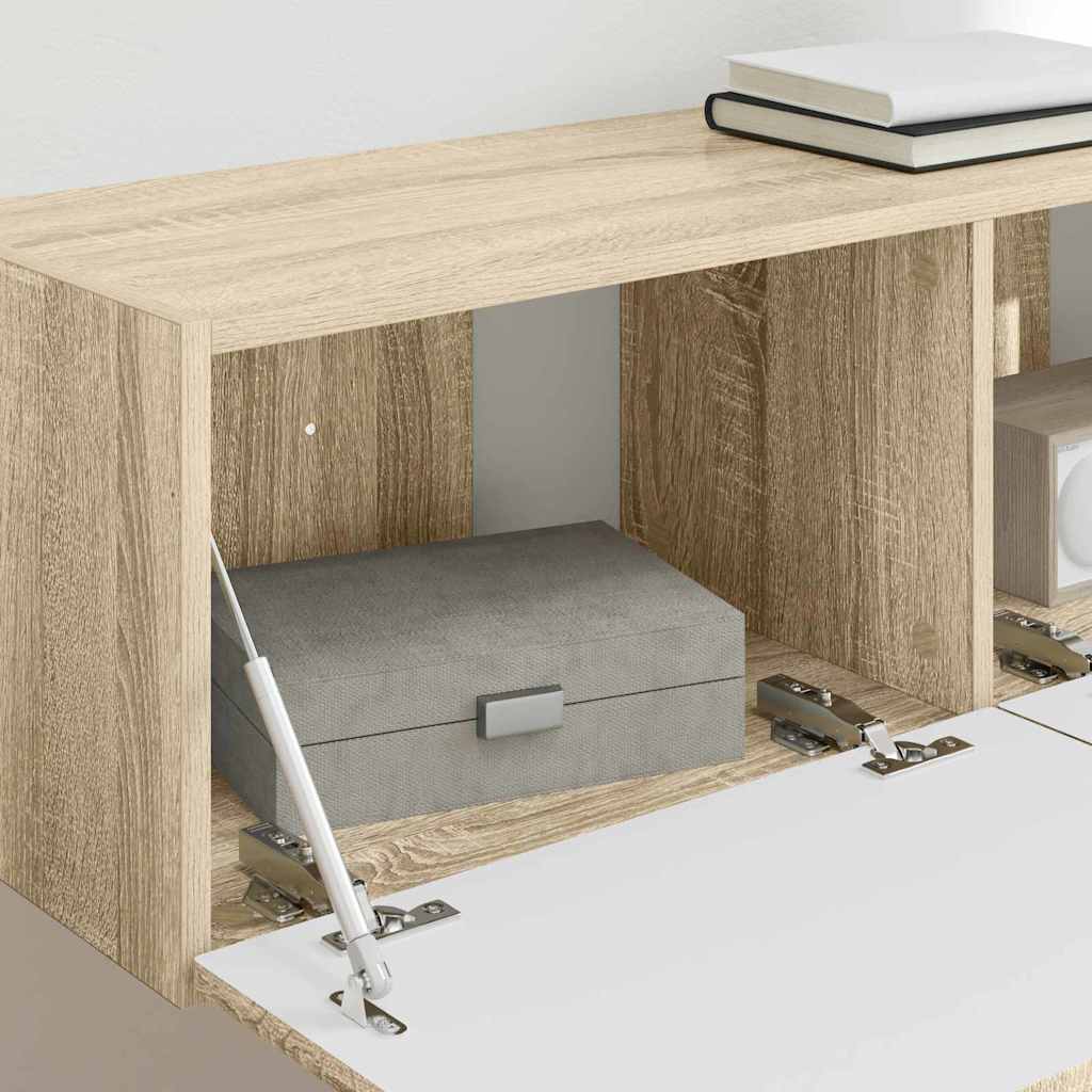 TV zidni ormar 2 pcs Sonoma 98 x 31 x 29,5 cm Konstruirano drvo