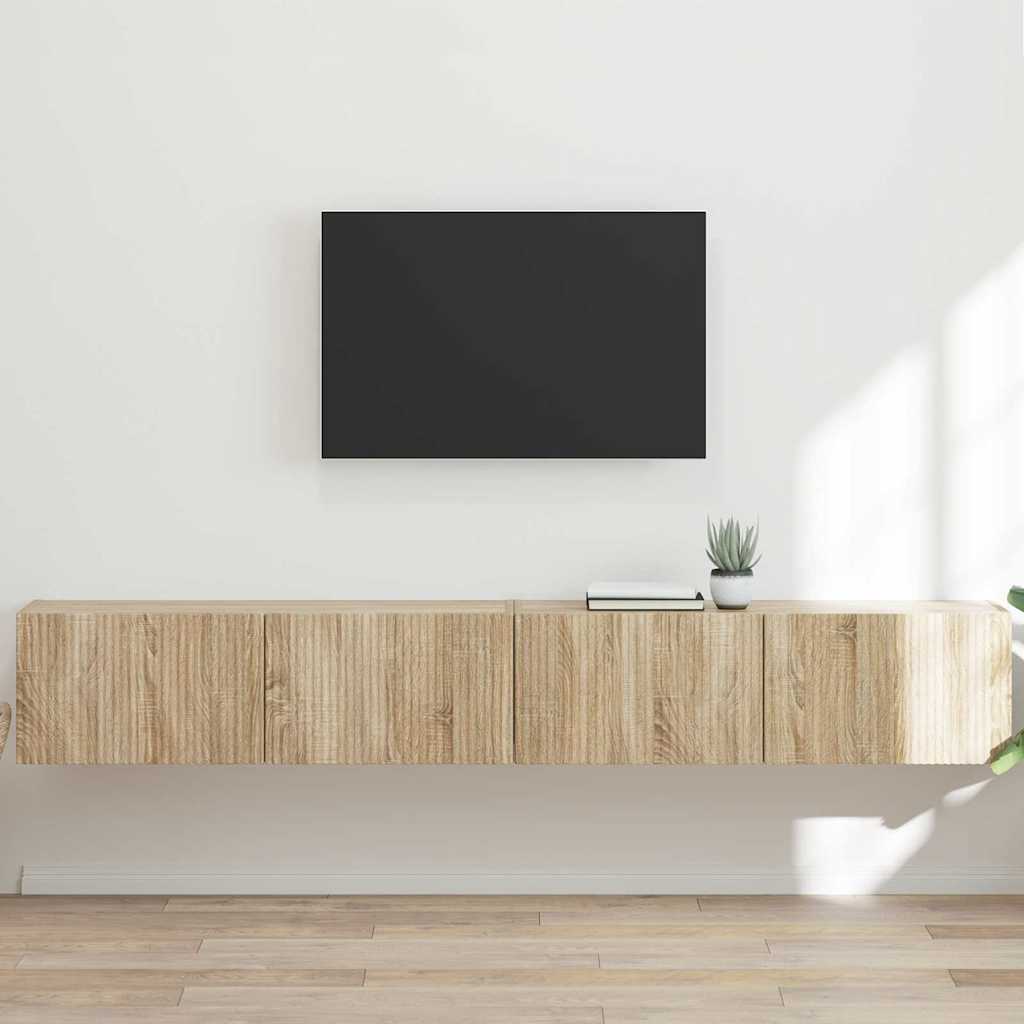 TV zidni ormar 2 pcs Sonoma 98 x 31 x 29,5 cm Konstruirano drvo