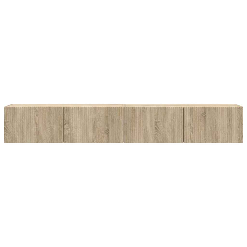 TV zidni ormar 2 pcs Sonoma 98 x 31 x 29,5 cm Konstruirano drvo