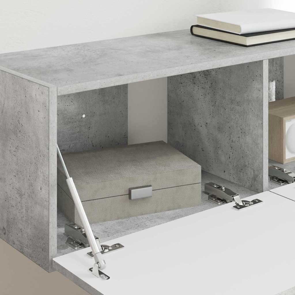 TV zidni ormar Zidne Beton 98 x 31 x 29,5 cm Konstruirano drvo