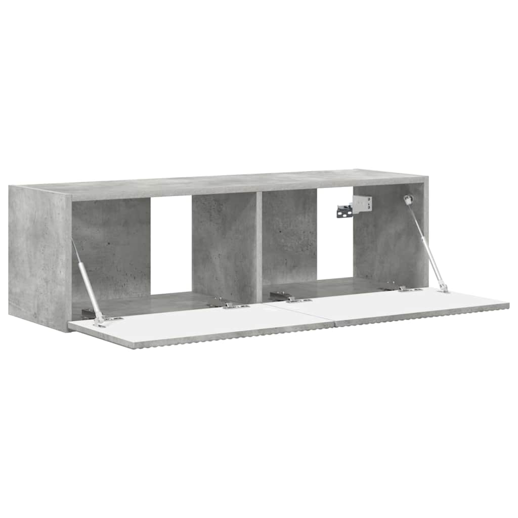 TV zidni ormar Zidne Beton 98 x 31 x 29,5 cm Konstruirano drvo