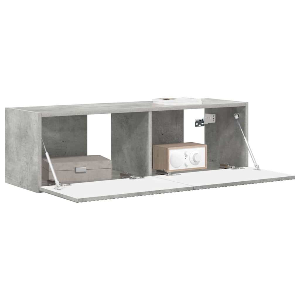 TV zidni ormar Zidne Beton 98 x 31 x 29,5 cm Konstruirano drvo