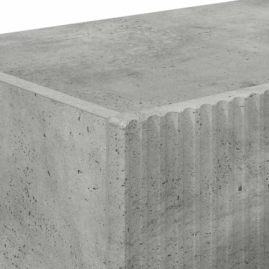 TV zidni ormar 2 pcs Beton 98 x 31 x 29,5 cm Konstruirano drvo