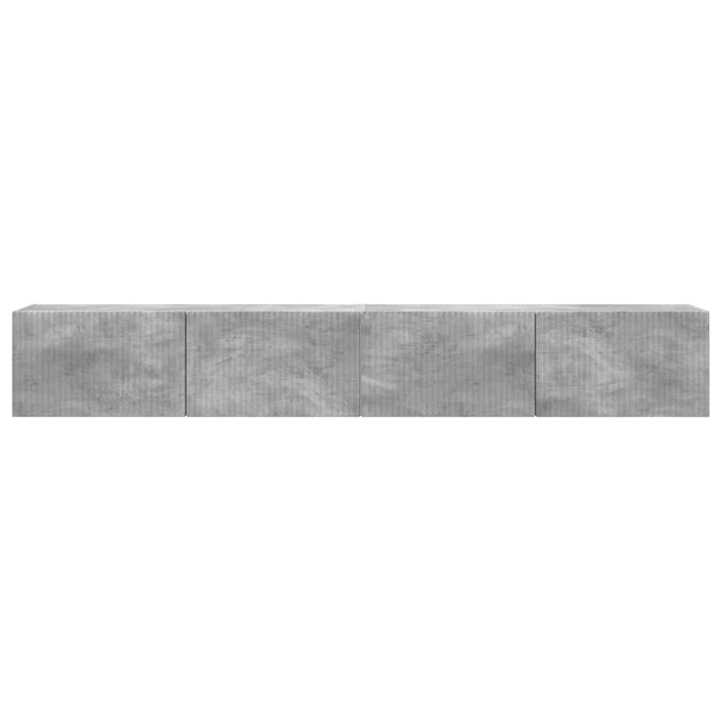 TV zidni ormar 2 pcs Beton 98 x 31 x 29,5 cm Konstruirano drvo