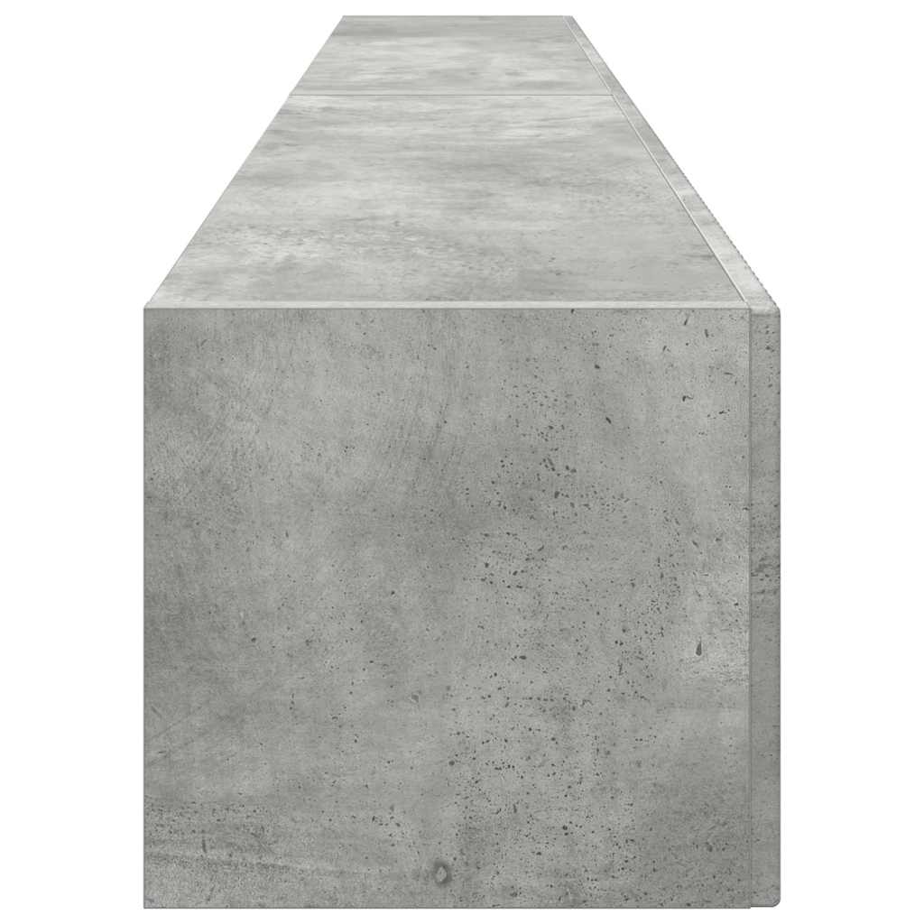 TV zidni ormar 2 pcs Beton 98 x 31 x 29,5 cm Konstruirano drvo