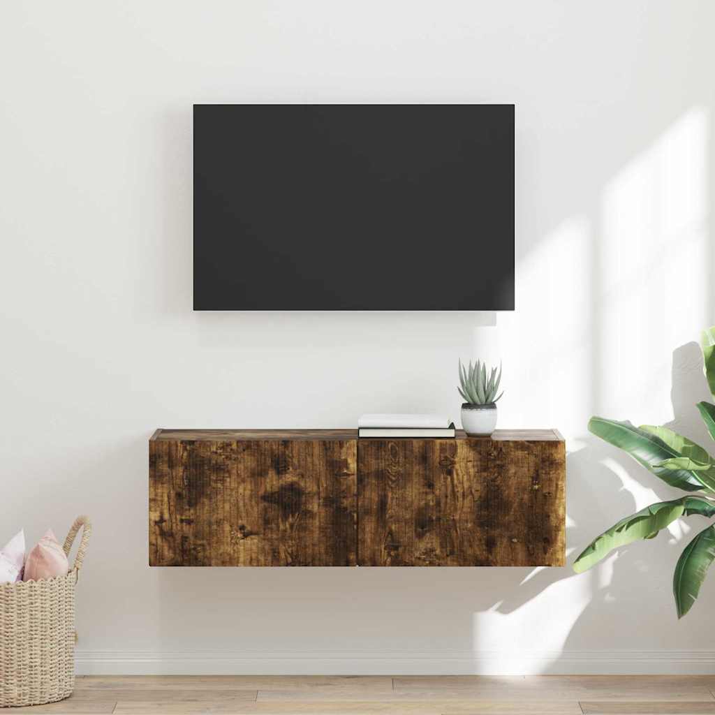 TV zidni ormar Zidne Dimljeni hrast 98 x 31 x 29,5 cm