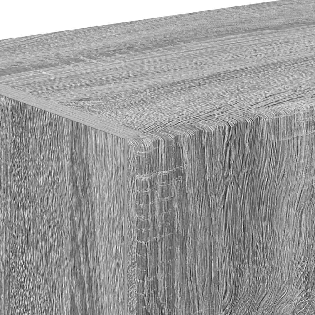 TV zidni ormar Siva Sonoma 98 x 31 x 29,5 cm Konstruirano drvo