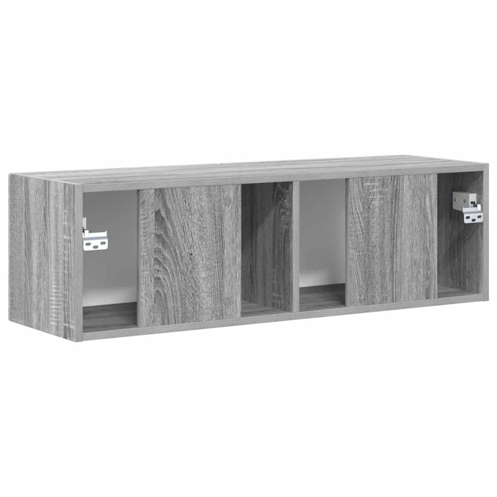 TV zidni ormar Siva Sonoma 98 x 31 x 29,5 cm Konstruirano drvo