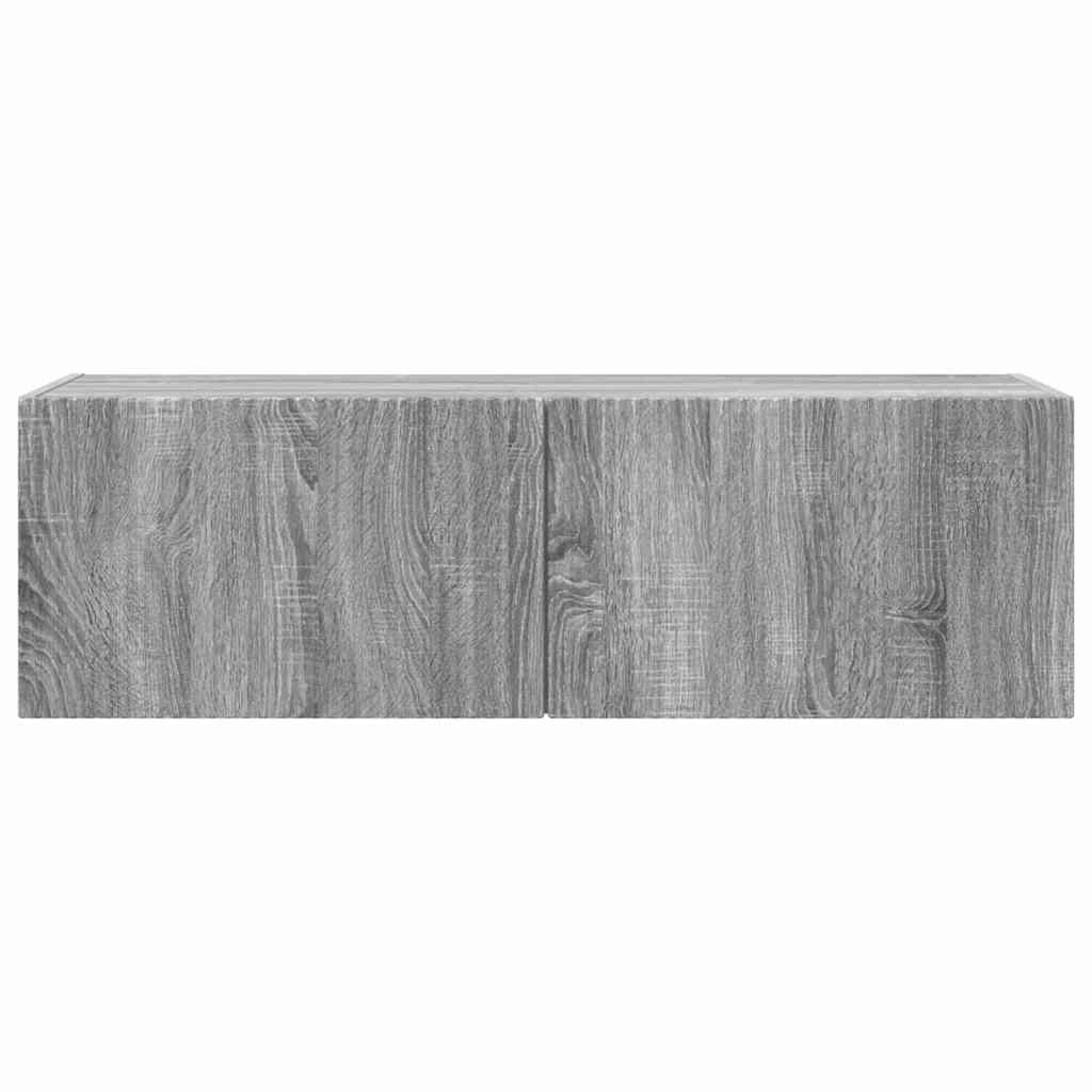 TV zidni ormar Siva Sonoma 98 x 31 x 29,5 cm Konstruirano drvo