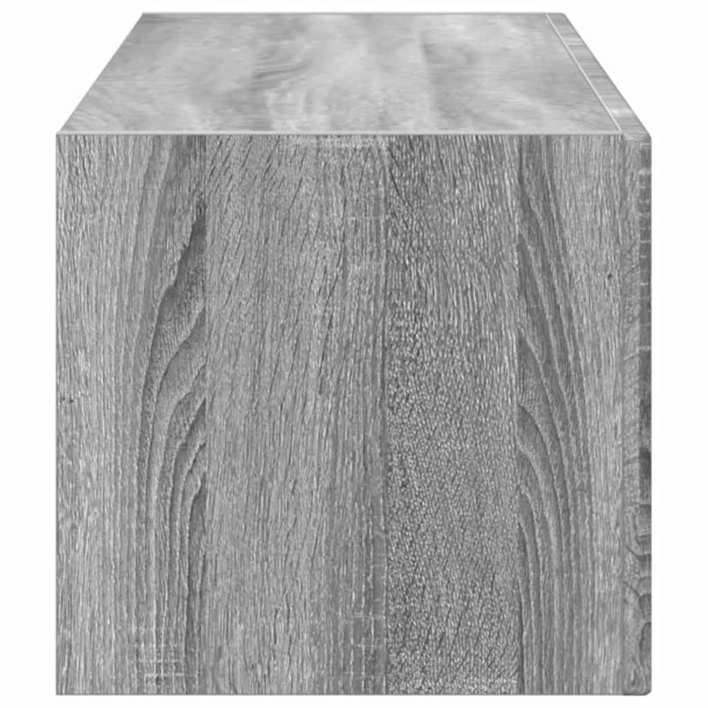 TV zidni ormar Siva Sonoma 98 x 31 x 29,5 cm Konstruirano drvo