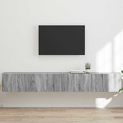 TV zidni ormar Zidne 2 pcs Siva Sonoma 98 x 31 x 29,5 cm