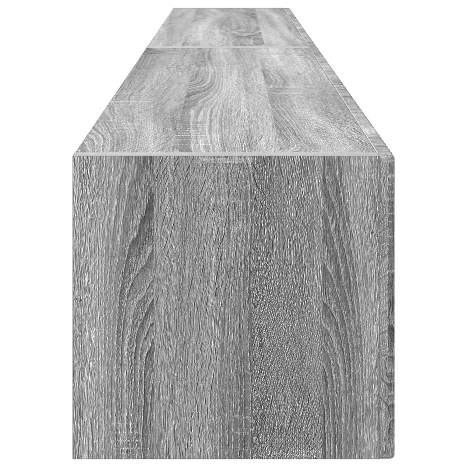 TV zidni ormar Zidne 2 pcs Siva Sonoma 98 x 31 x 29,5 cm