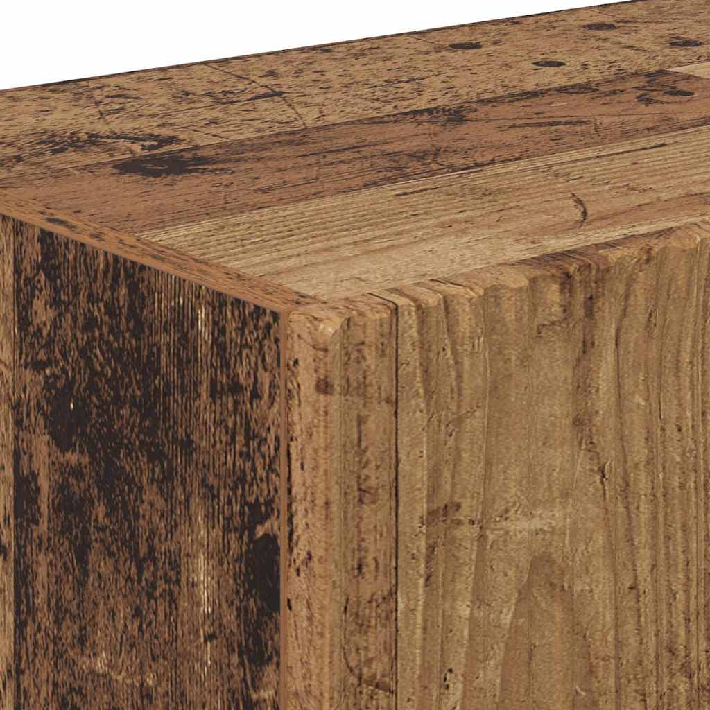 TV zidni ormar Zidne 2 pcs Staro drvo 98 x 31 x 29,5 cm