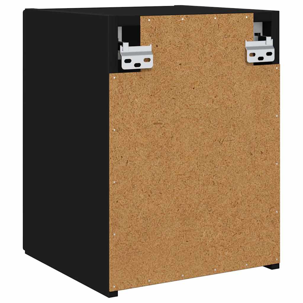 TV zidni ormar Zidne Crna 30 x 31 x 40 cm Konstruirano drvo