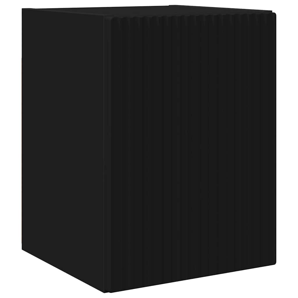 TV zidni ormar 2 pcs Crna 30 x 31 x 40 cm Konstruirano drvo