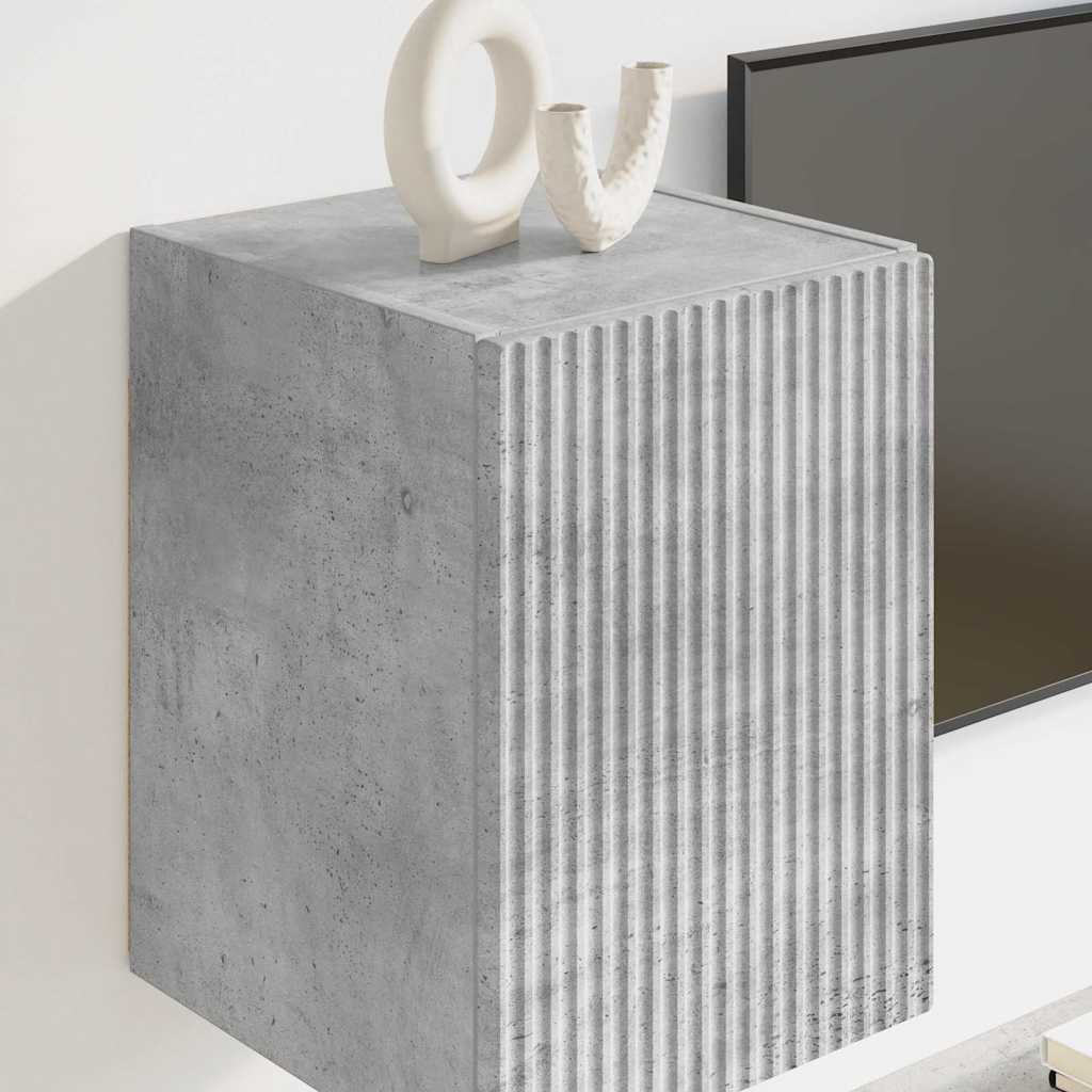 TV zidni ormar Zidne Beton 30 x 31 x 40 cm Konstruirano drvo