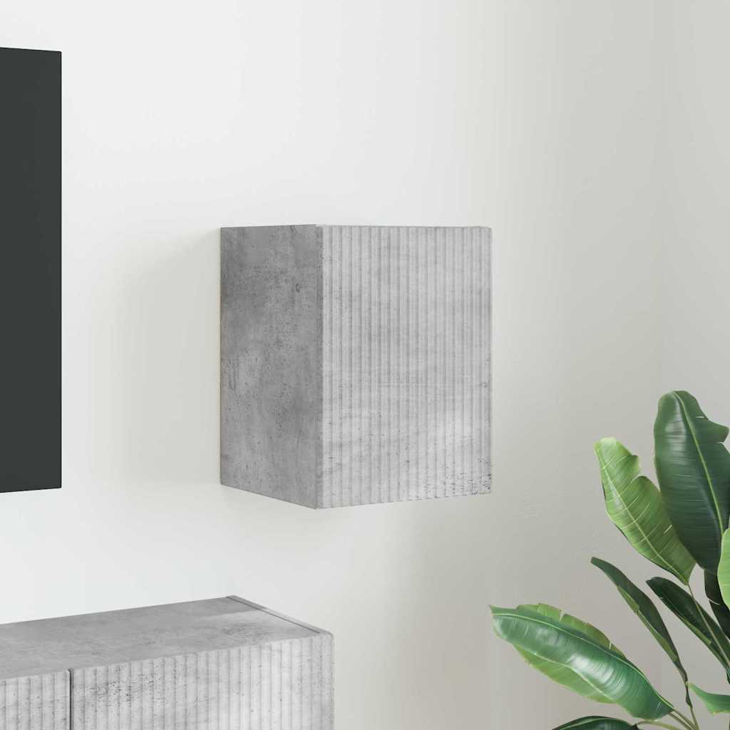 TV zidni ormar Zidne Beton 30 x 31 x 40 cm Konstruirano drvo