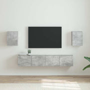 TV zidni ormar 2 pcs Beton 30 x 31 x 40 cm Konstruirano drvo