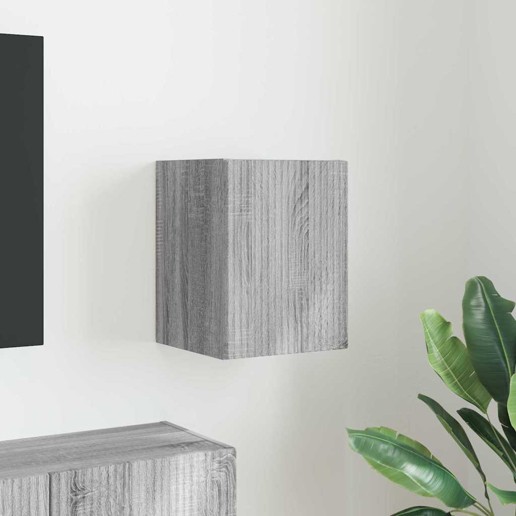 TV zidni ormar Siva Sonoma 30 x 31 x 40 cm Konstruirano drvo