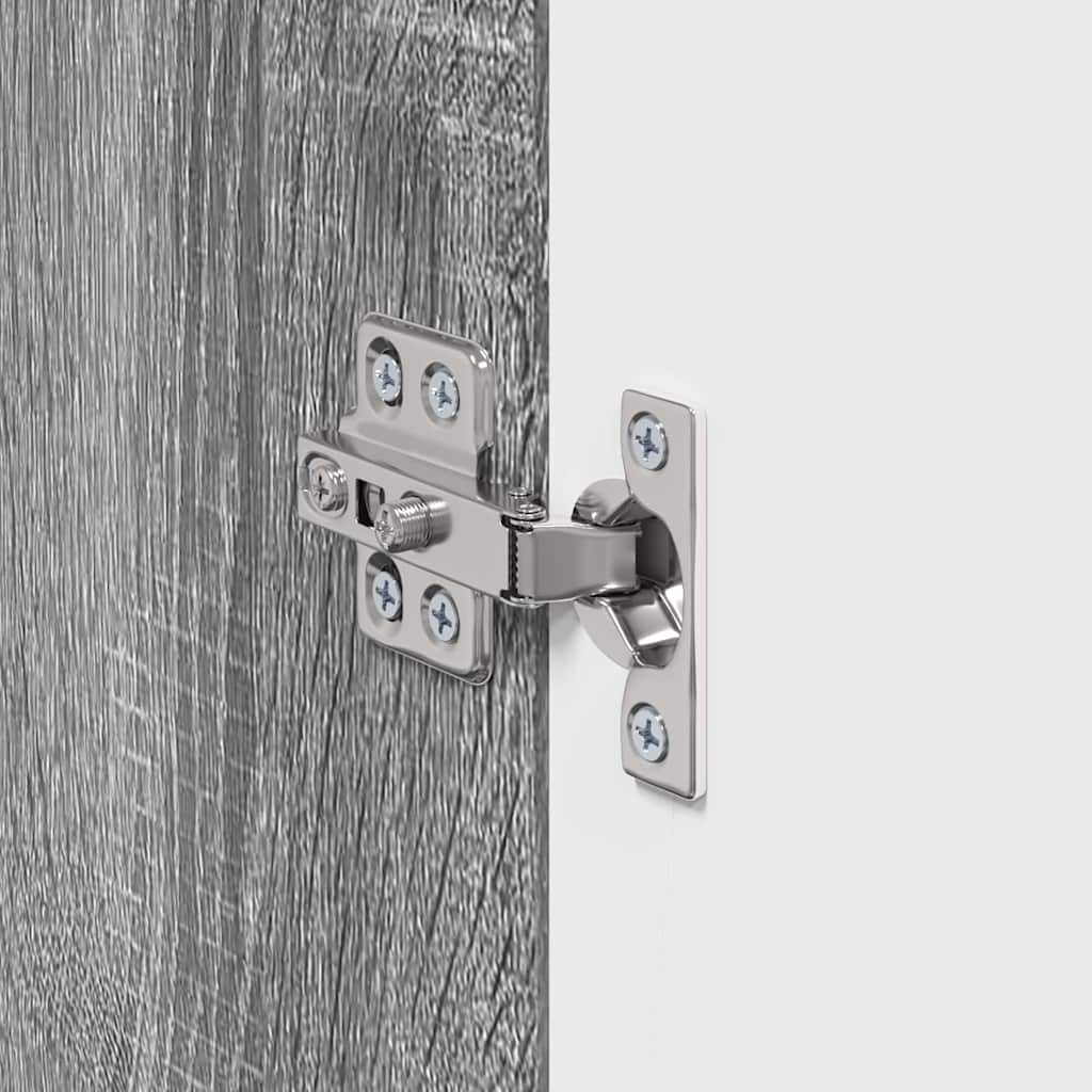 TV zidni ormar Zidne 2 pcs Siva Sonoma 30 x 31 x 40 cm