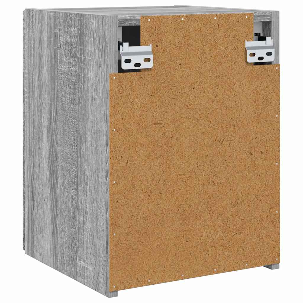 TV zidni ormar Zidne 2 pcs Siva Sonoma 30 x 31 x 40 cm