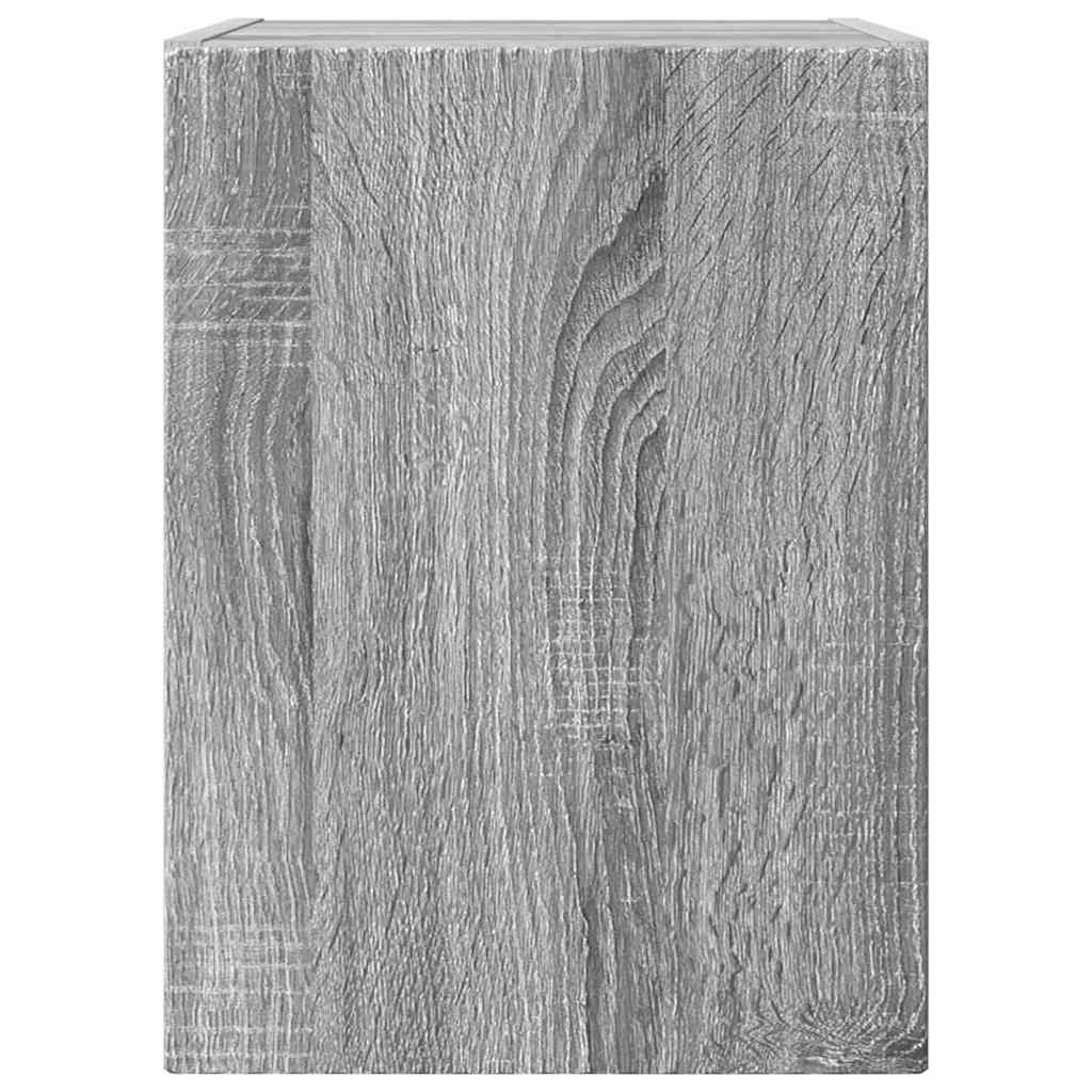 TV zidni ormar Zidne 2 pcs Siva Sonoma 30 x 31 x 40 cm