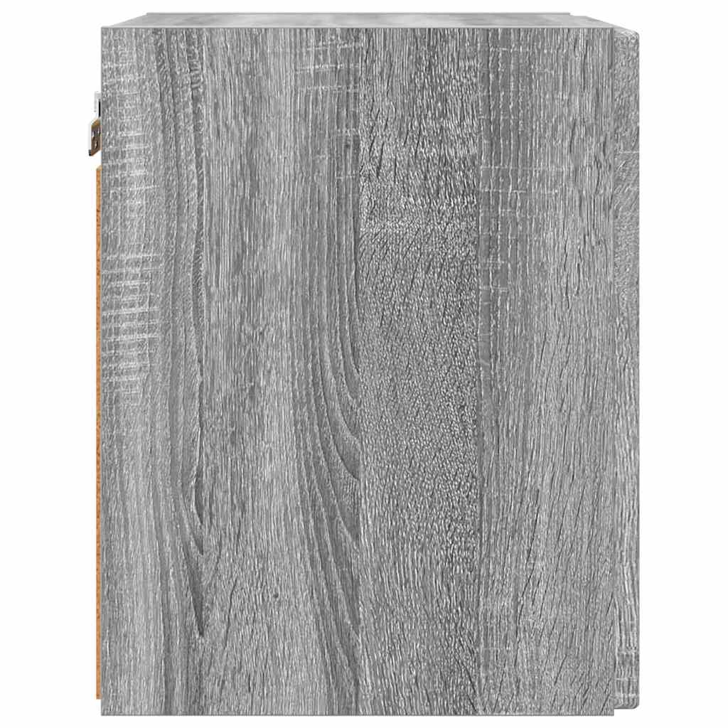 TV zidni ormar Zidne 2 pcs Siva Sonoma 30 x 31 x 40 cm