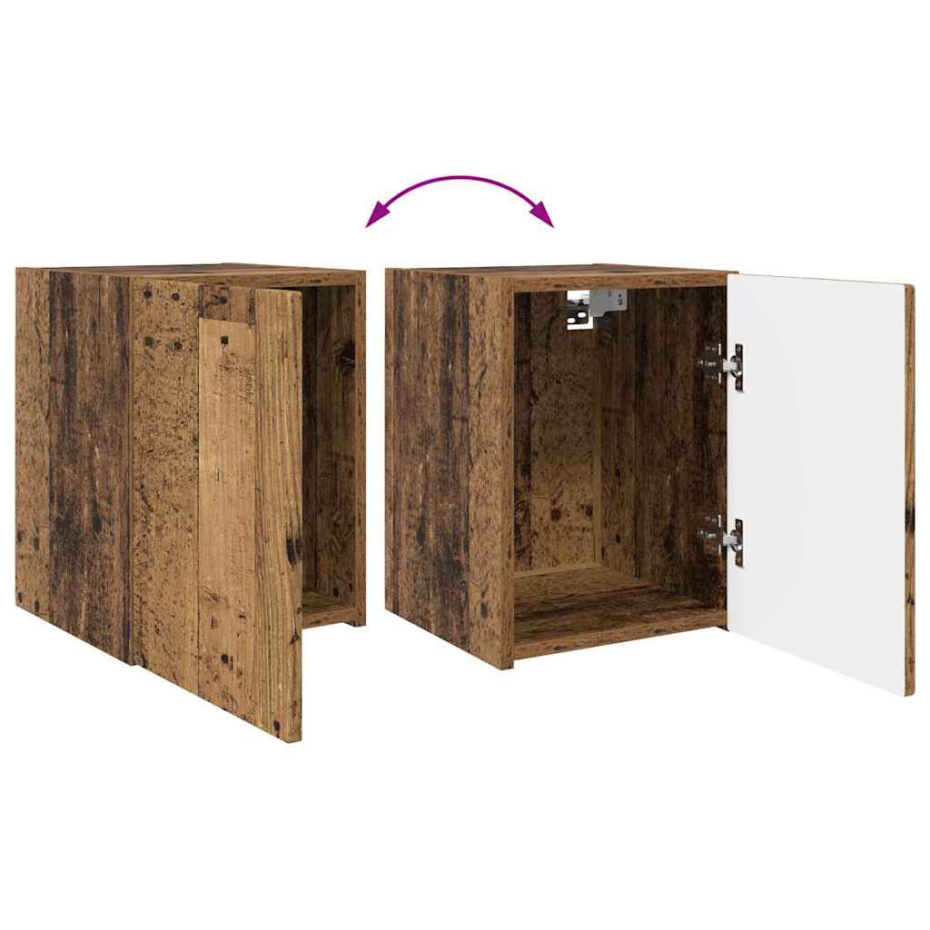 TV zidni ormar Staro drvo 30 x 31 x 40 cm Konstruirano drvo