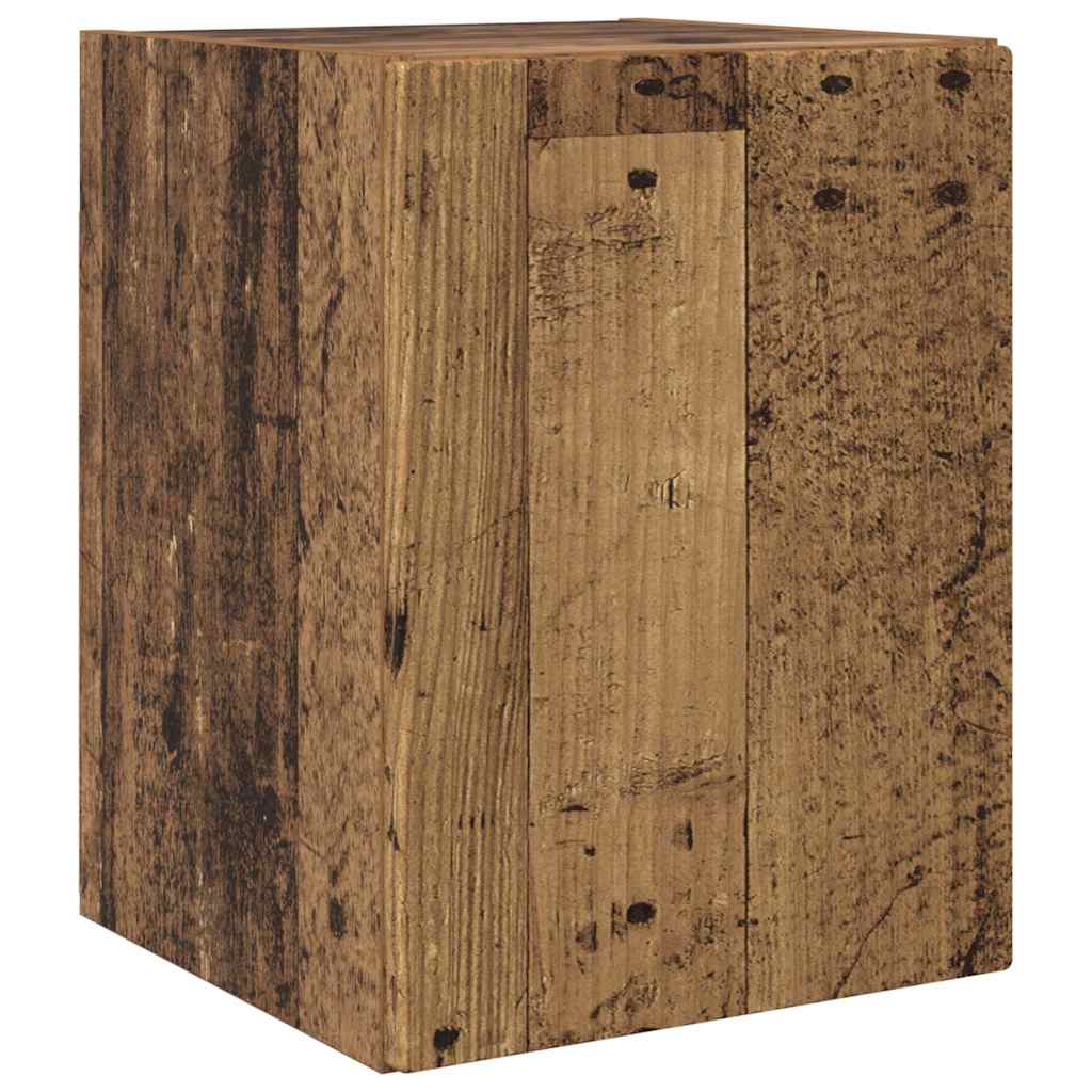 TV zidni ormar Zidne 2 pcs Staro drvo 30 x 31 x 40 cm