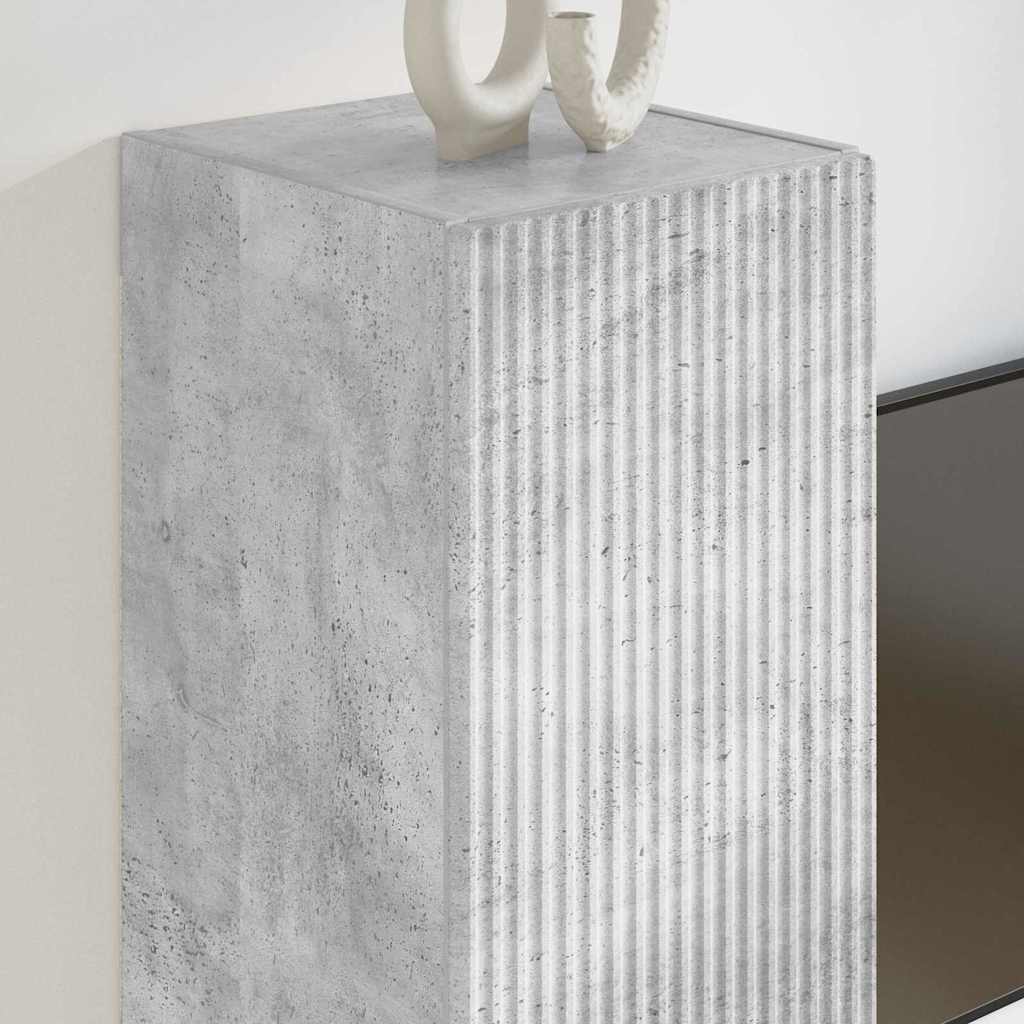 TV zidni ormar Zidne Beton 30 x 31 x 60 cm Konstruirano drvo