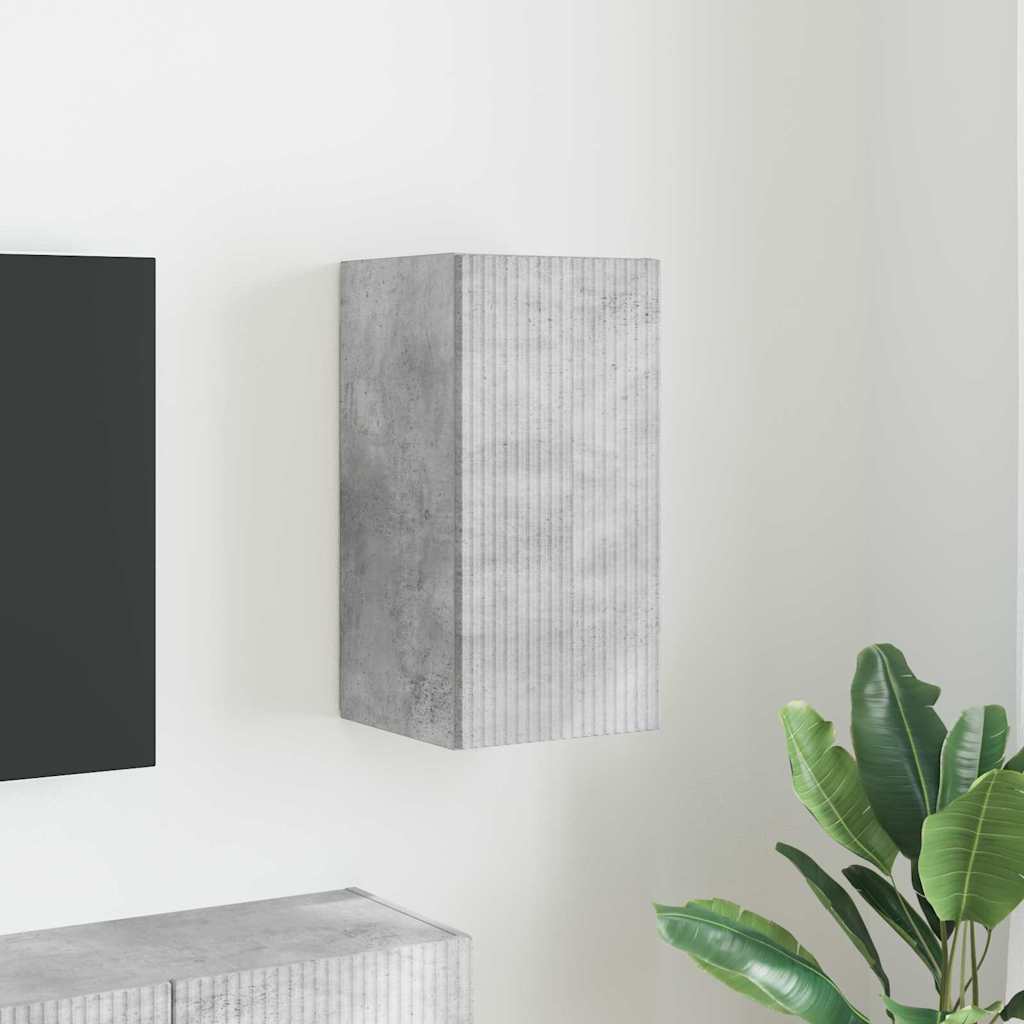 TV zidni ormar Zidne Beton 30 x 31 x 60 cm Konstruirano drvo