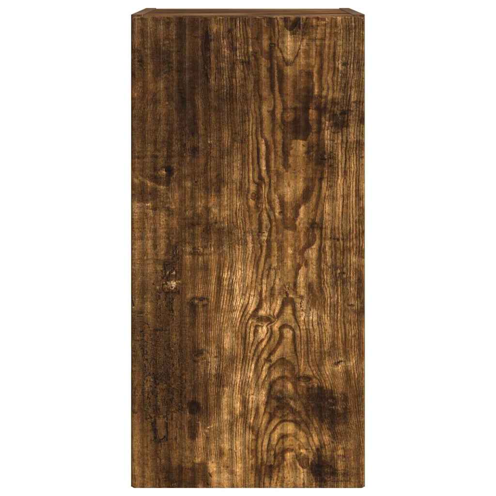 TV zidni ormar Zidne 2 pcs Dimljeni hrast 30 x 31 x 60 cm
