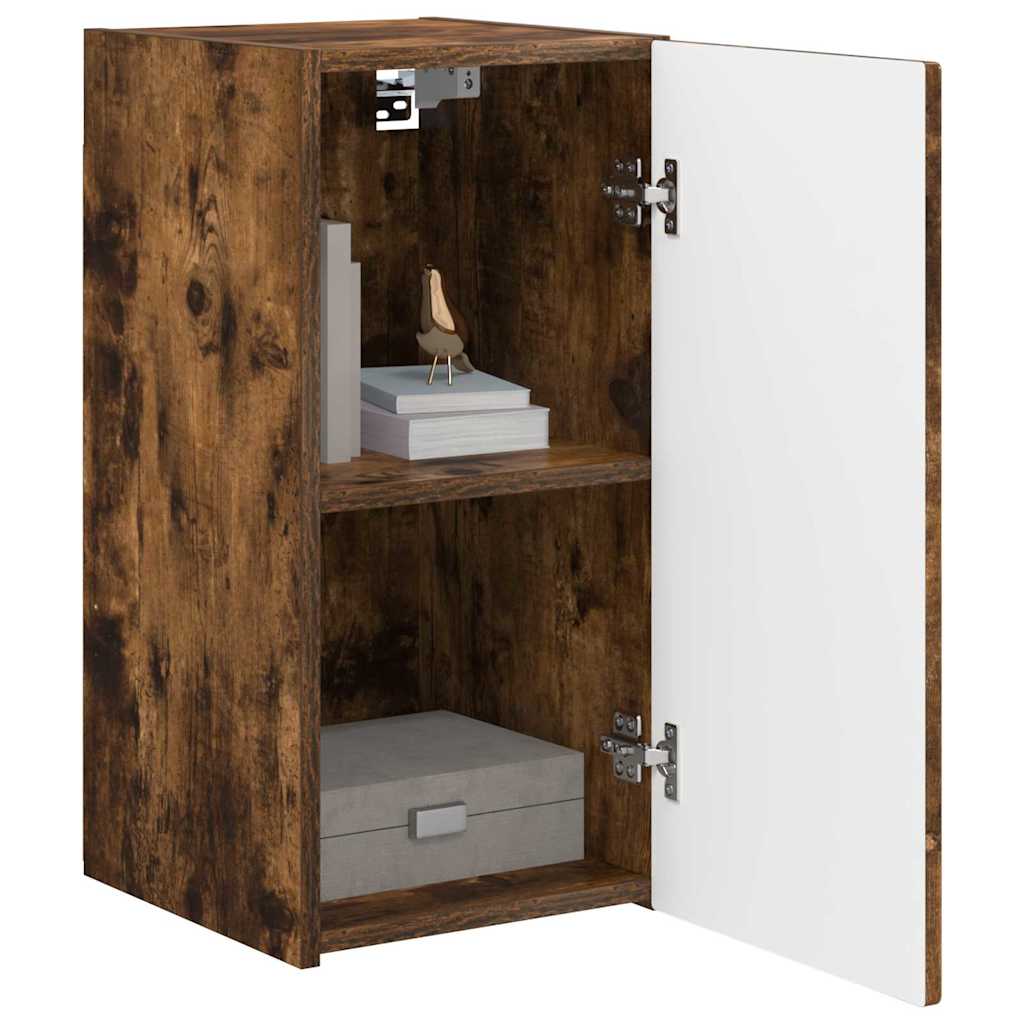 TV zidni ormar Zidne 2 pcs Dimljeni hrast 30 x 31 x 60 cm