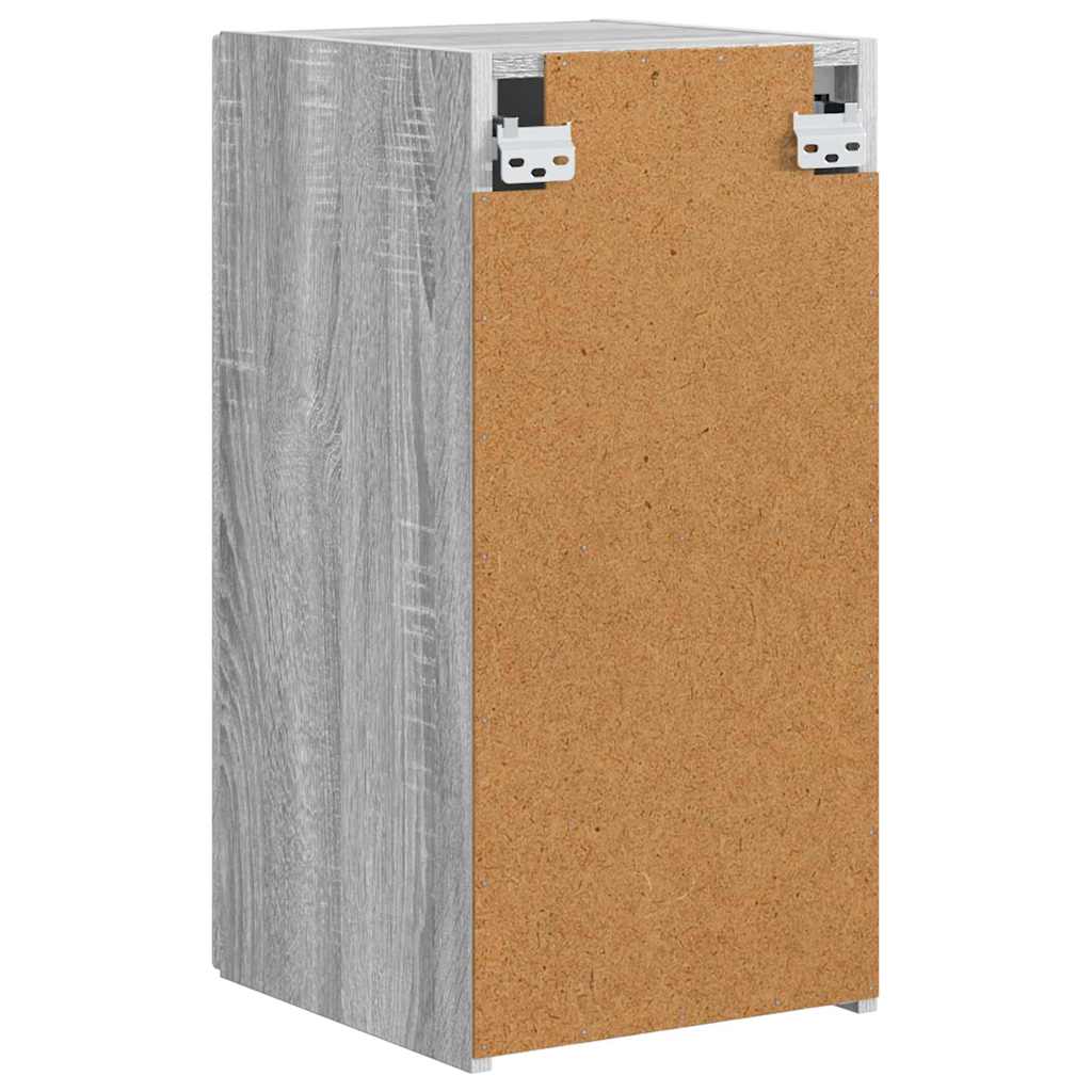 TV zidni ormar Zidne 2 pcs Siva Sonoma 30 x 31 x 60 cm