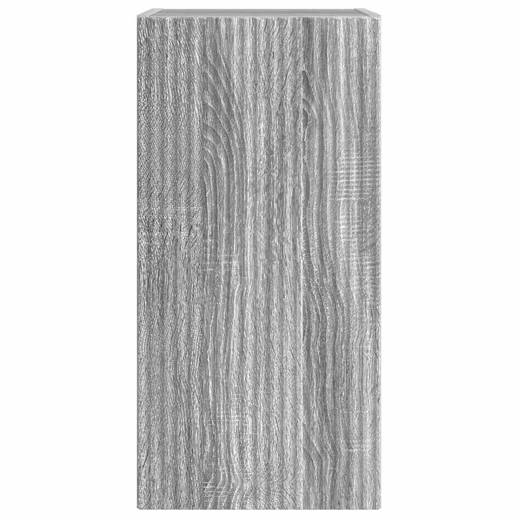 TV zidni ormar Zidne 2 pcs Siva Sonoma 30 x 31 x 60 cm