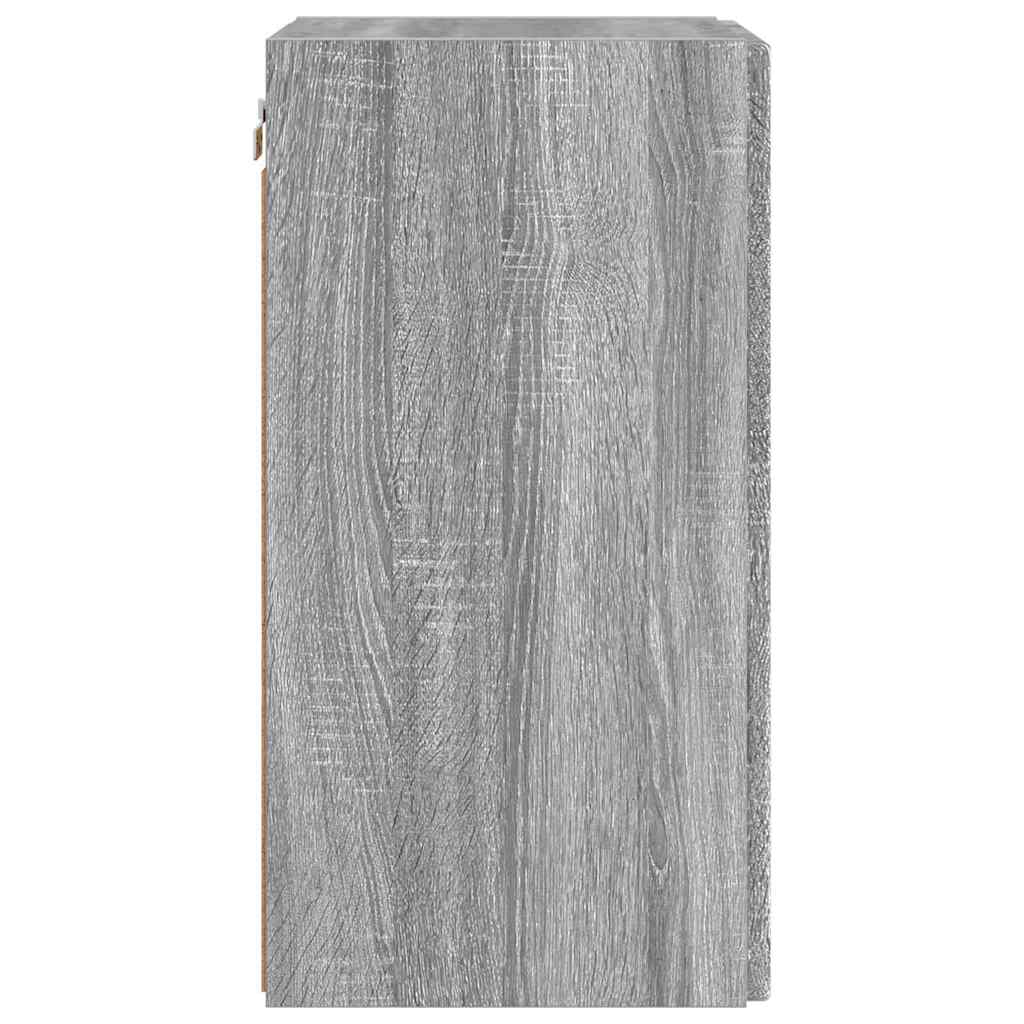 TV zidni ormar Zidne 2 pcs Siva Sonoma 30 x 31 x 60 cm
