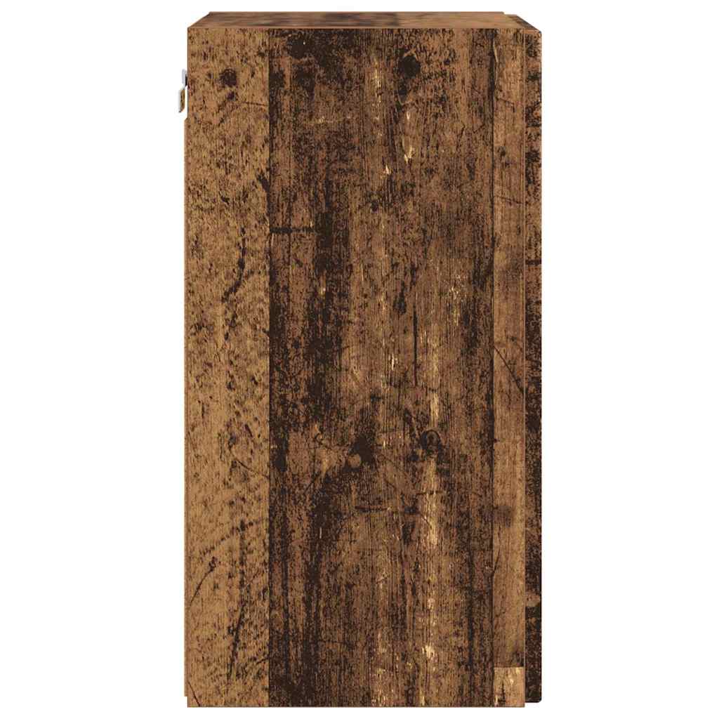 TV zidni ormar Zidne 2 pcs Staro drvo 30 x 31 x 60 cm