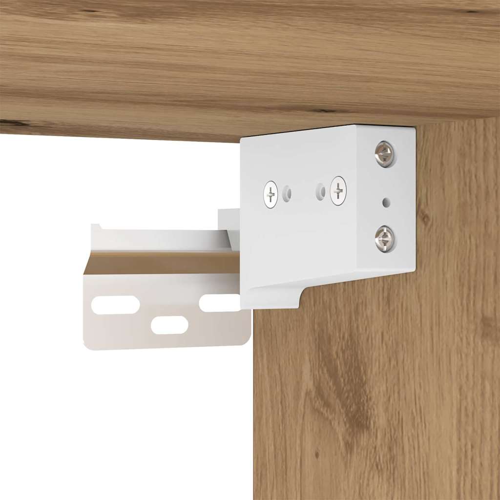 TV zidni ormar 2 pcs Umjetnička hrastovina 30 x 31 x 60 cm