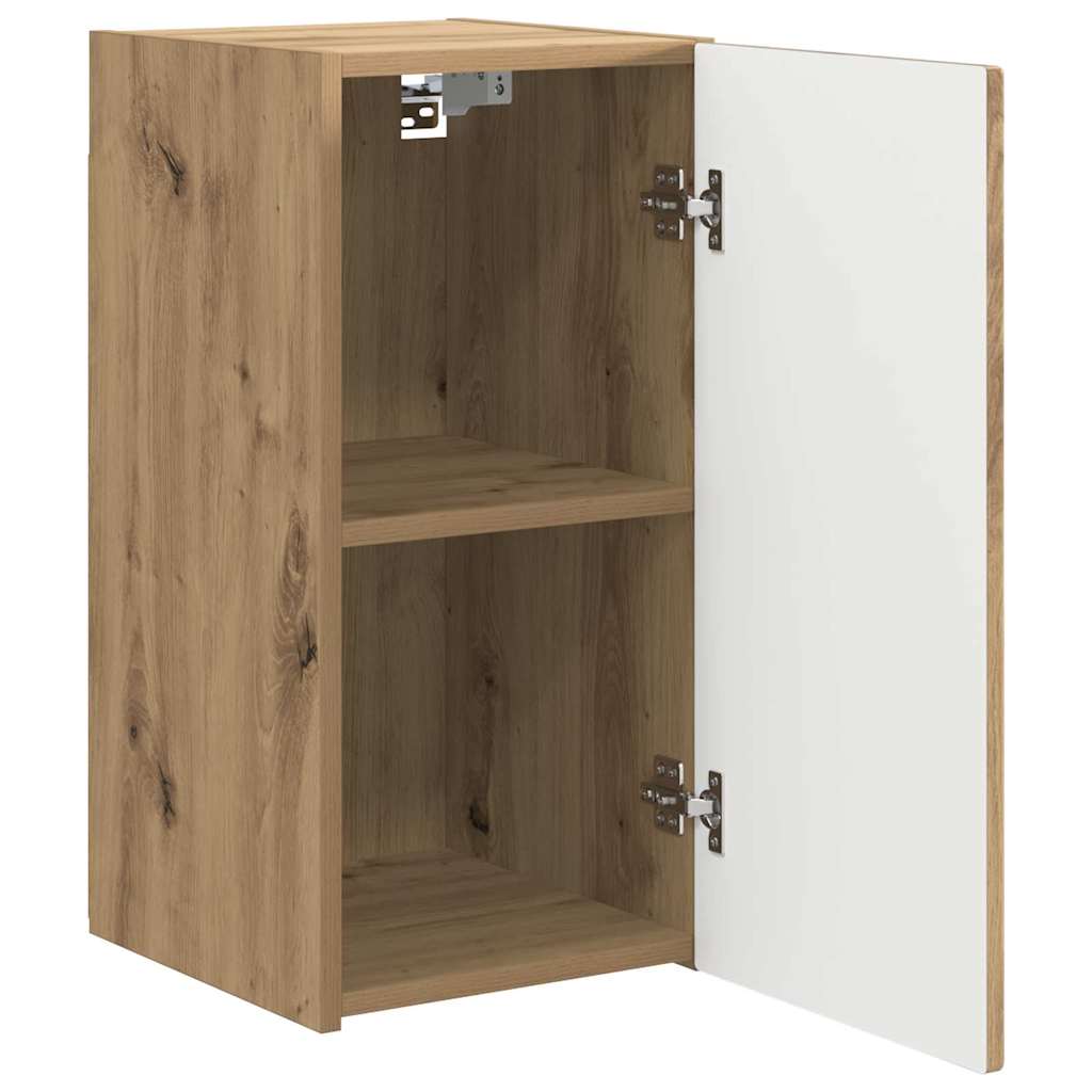 TV zidni ormar 2 pcs Umjetnička hrastovina 30 x 31 x 60 cm