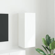 TV zidni ormar Zidne Bijelo 30 x 31 x 80 cm Konstruirano drvo