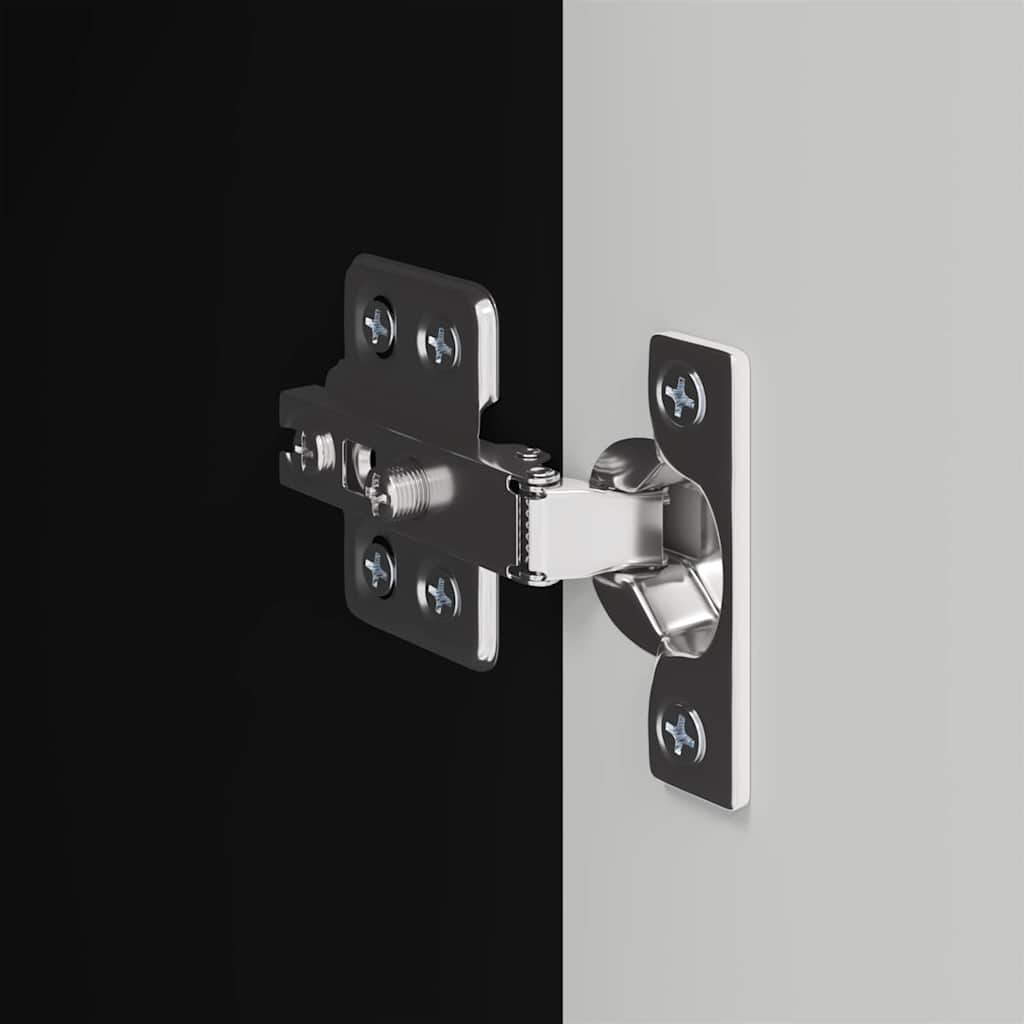 TV zidni ormar 2 pcs Crna 30 x 31 x 80 cm Konstruirano drvo